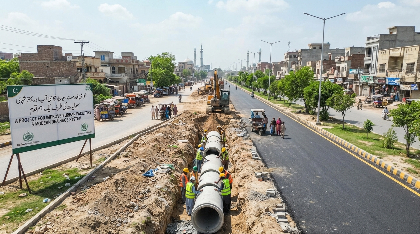 جدید نکاسی آب، بہتر شہری سہولیات اور عوامی خدمت کی جانب اہم قدم