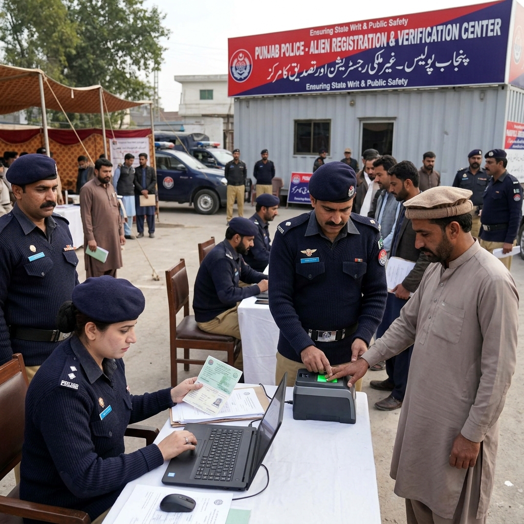 پنجاب میں غیر قانونی مقیم غیر ملکی باشندوں کے خلاف مؤثر اقدامات