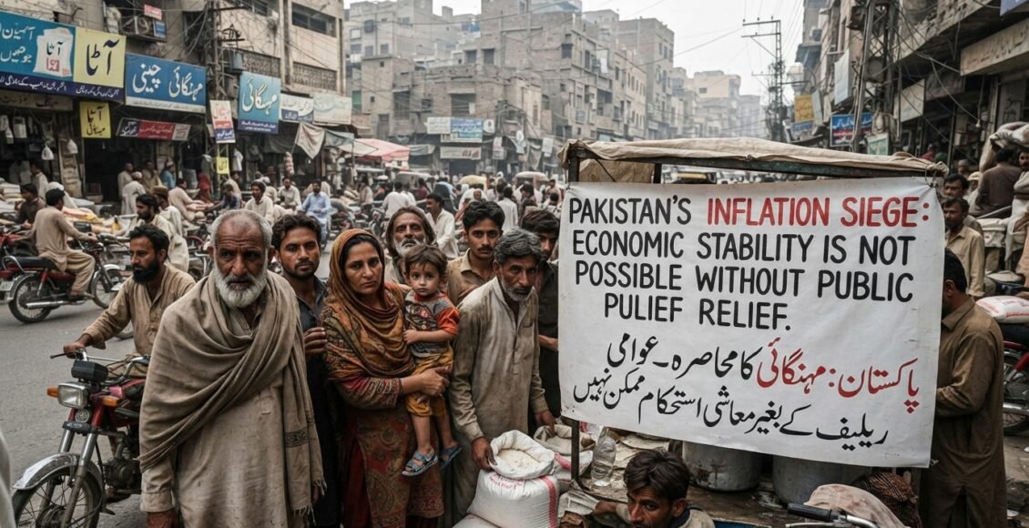 مہنگائی کا محاصرہ: عوامی ریلیف کے بغیر معاشی استحکام ممکن نہیں