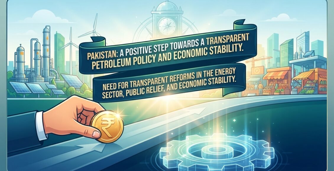 توانائی کے شعبے میں شفاف اصلاحات، عوامی ریلیف اور معاشی استحکام کی ضرورت