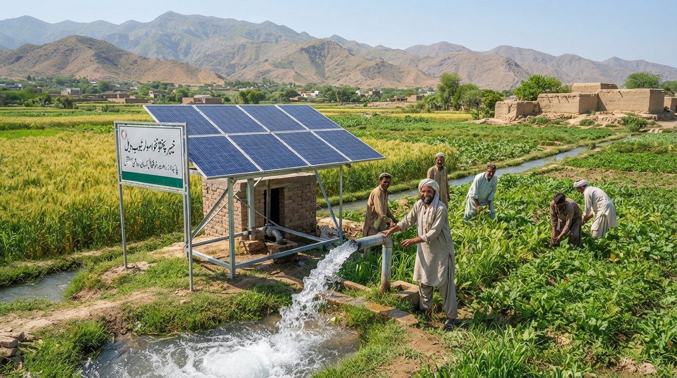 خیبرپختونخوا ،سولر ٹیوب ویل منصوبہ: پائیدار زراعت، خوشحال کسان اور روشن مستقبل کی جانب اہم پیش رفت