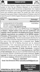 Executive Engineer, Irrigation Division, Chaman