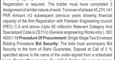 ّEXECUTIVE  ENGINEER-BUILDINGS  CW  PP&H  DEPARTMENT  DISTRICT  LASBELA  AT  UTHAL