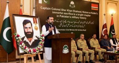 کیپٹن کرنل شیر خان شہید، نشانِ حیدر کی لازوال قربانی پاکستان کی عسکری تاریخ کا روشن باب ہے، میر سرفراز بگٹی
