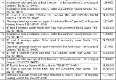 Director Works Quetta Development Authority Director Works Quetta Development Authority