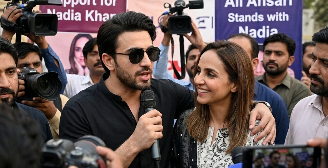 علی انصاری ، نادیہ خان کی حمایت میں سامنے آ گئے
