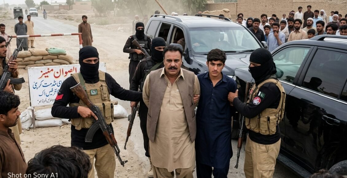 مستونگ مسلح افراد کی ناکہ بندی سردار شاہ زمان علیزئی بیٹے سمیت مبینہ طور پر اغوا