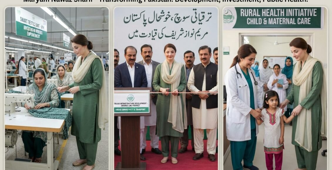 مریم نواز کی ترقیاتی سوچ، سرمایہ کاری اور صحت عامہ میں نمایاں کامیابیاں