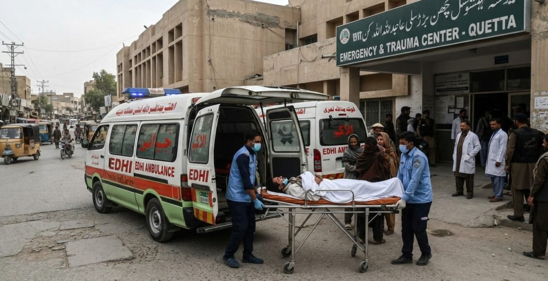 قلعہ عبداللہ، میزئی اڈہ توت اڈہ کے قریب فائرنگ سے دو افراد شدید زخمی