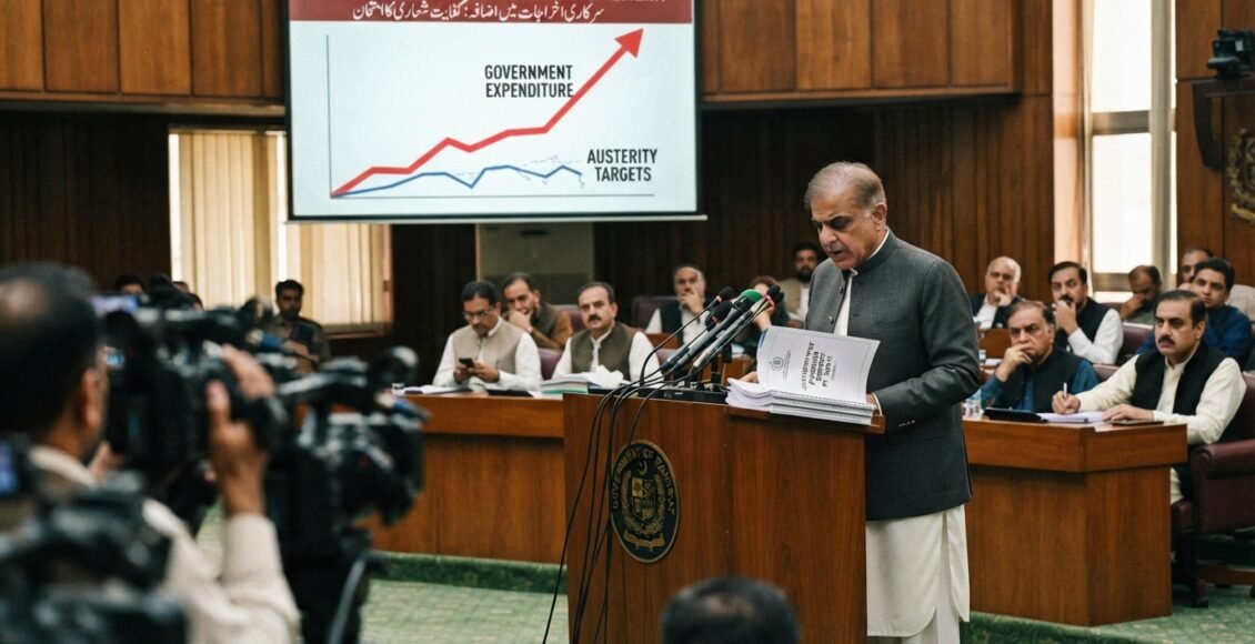 پاکستانی حکومتی اخراجات میں اضافہ، کفایت شعاری کا امتحان