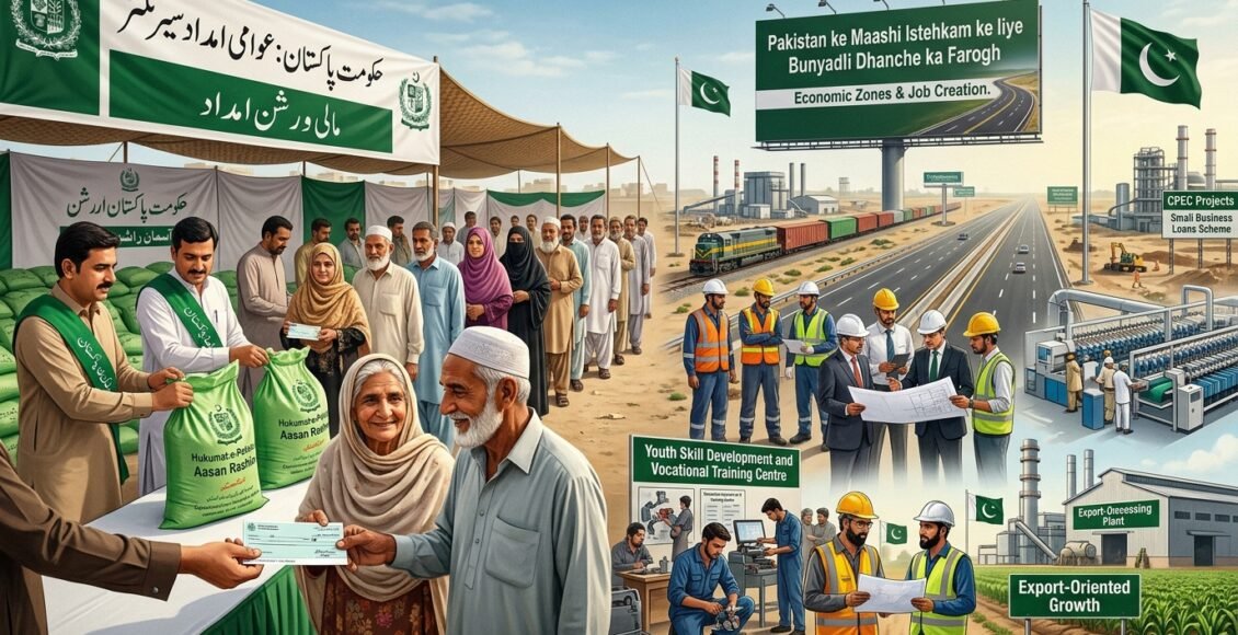 عوامی ریلیف اور معاشی استحکام کے لیے حکومتی کوششیں