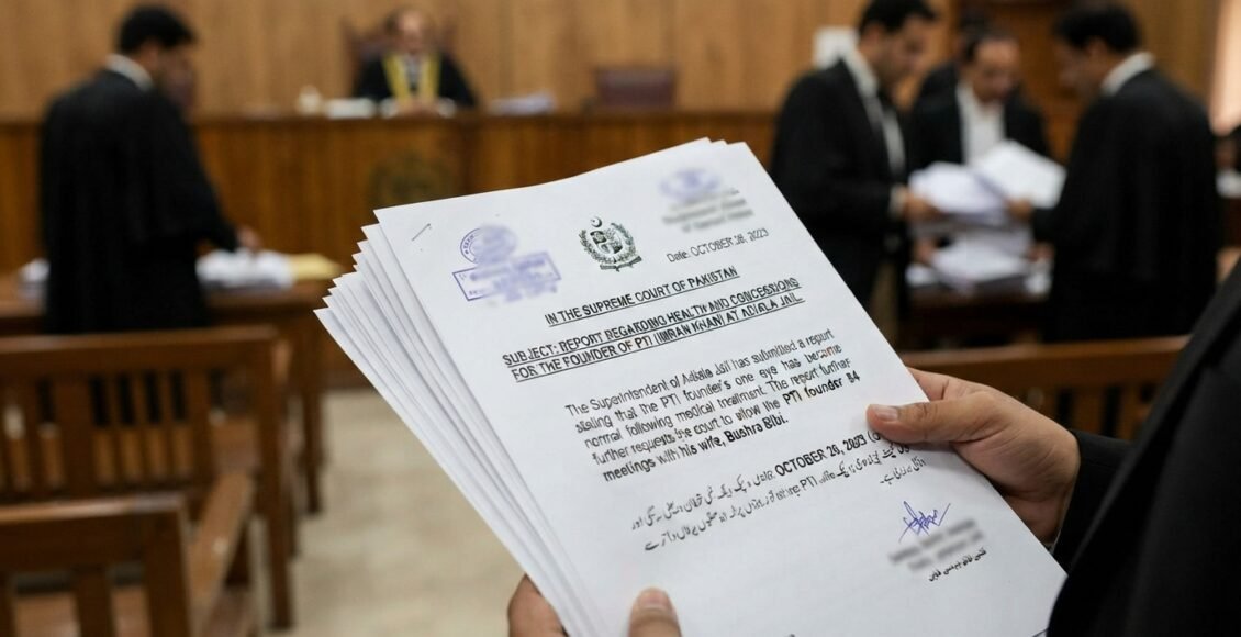 بانی پی ٹی آئی کی 1 آنکھ نارمل ہو چکی، اہلیہ سے 84 ملاقاتیں کروائیں،سپرنٹنڈنٹ اڈیالہ جیل کی سپریم کورٹ میں رپورٹ جمع