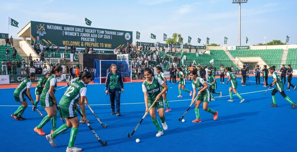 ویمنز جونیئر ایشیا کپ 2026میں قومی جونیئر گرلز ہاکی ٹیم کی شرکت کے سلسلے میں تربیتی کیمپ (آج)سے شروع ہوگا