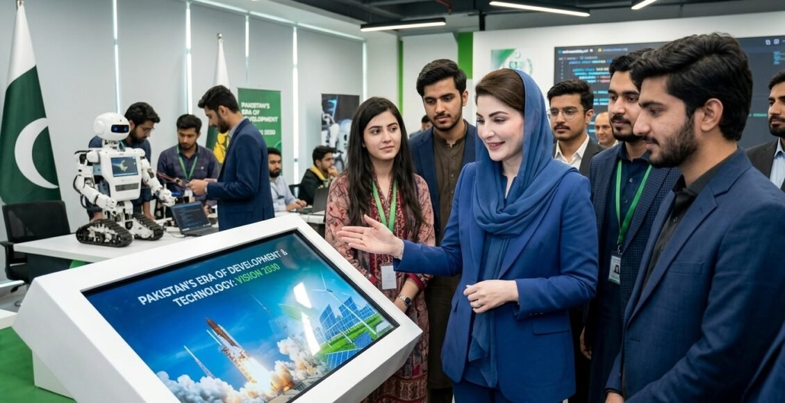پاکستان حقیقی طور پر ترقی اور ٹیکنالوجی کے دور میں داخل ہو چکا