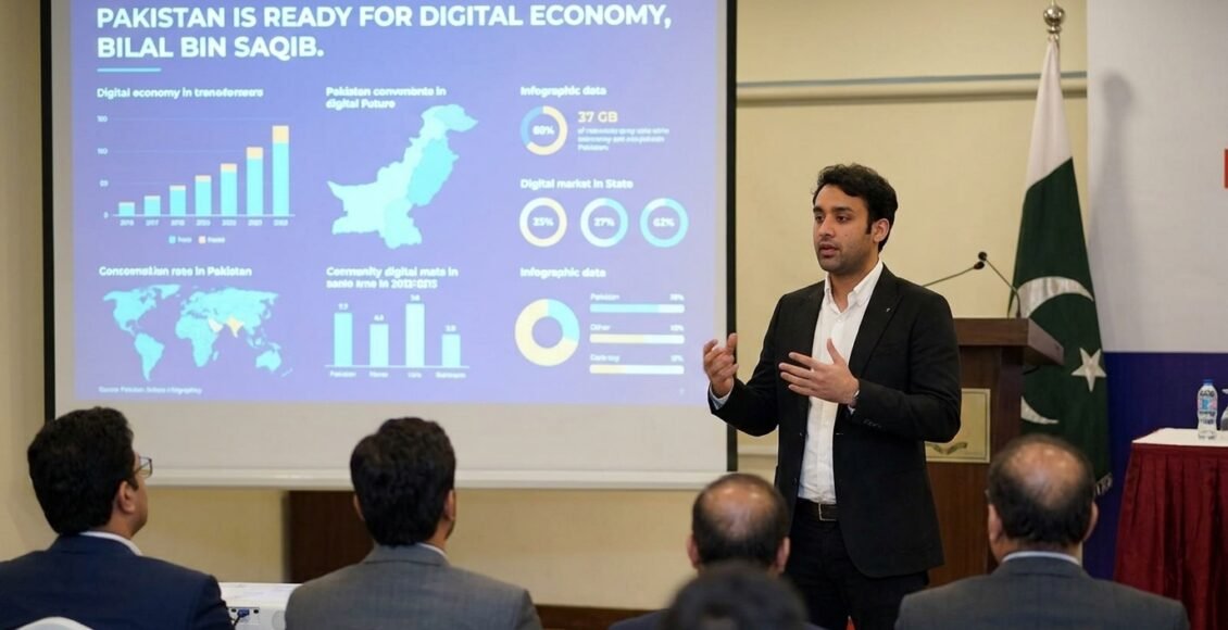 پاکستان ڈیجیٹل معیشت کیلئے تیار ہے،بلال بن ثاقب