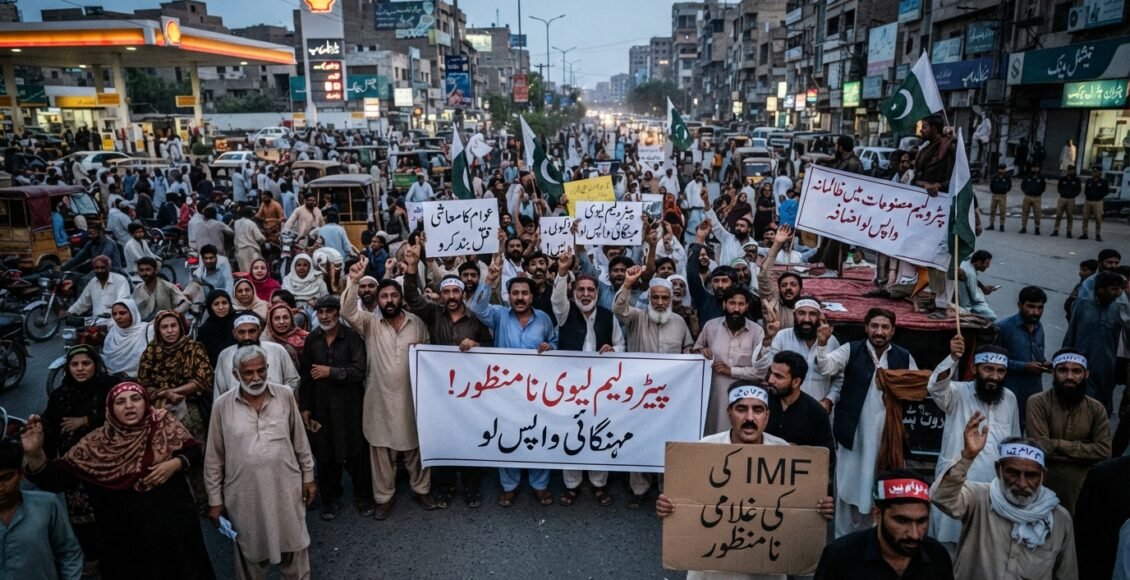 پاکستان میں پٹرولیم لیوی کے خلاف دھرنے، عوامی احتجاج اور معاشی ذمہ داری کا سوال