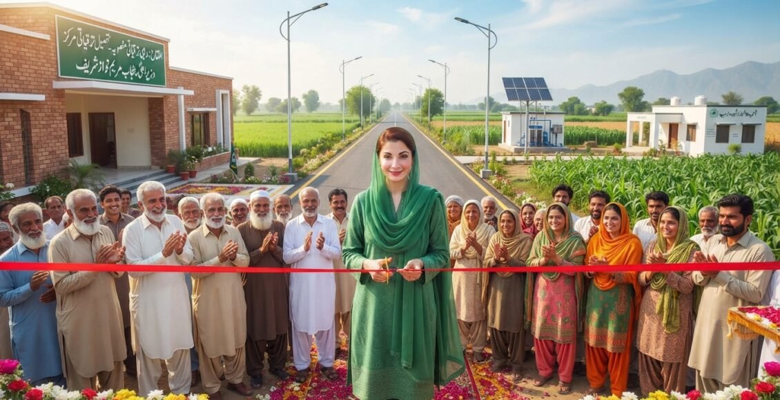 چیف منسٹر پنجاب مریم نواز شریف: دیہی ترقی، عوامی سہولتوں اور تعمیر و ترقی کا روشن سفر