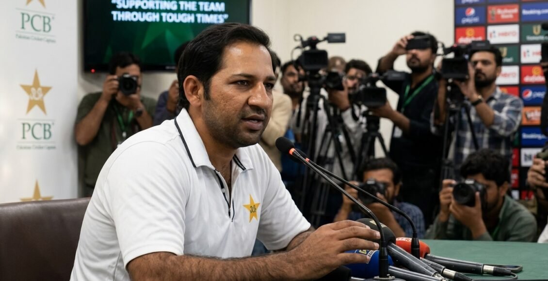 مشکل وقت میں کھلاڑیوں پر ملبہ نہیں ڈالوں گا، سرفراز احمد