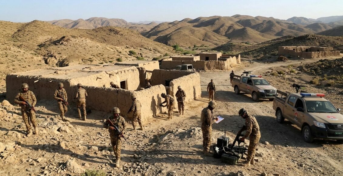 پنجگور، سیکیورٹی فورسز کا انٹیلی جنس بیسڈ آپریشن، 5 دہشتگرد ہلا ک
