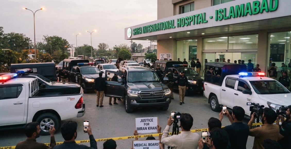 سپریم کورٹ کا عمران خان کو نجی سپتال منتقل کرنے اور میڈیکل بورڈ تشکیل دینے کا حکم