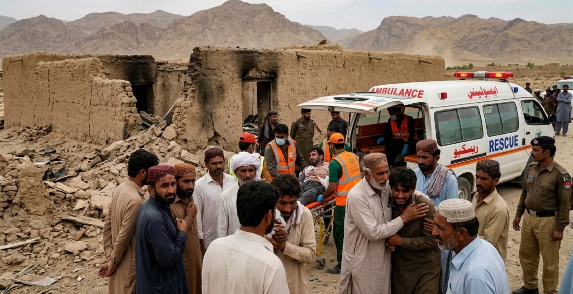 دکی کے علاقے میں آئی ڈی بم دھماکے میں 3بھائی جاں بحق جبکہ ایک شخص زخمی ہوگیا