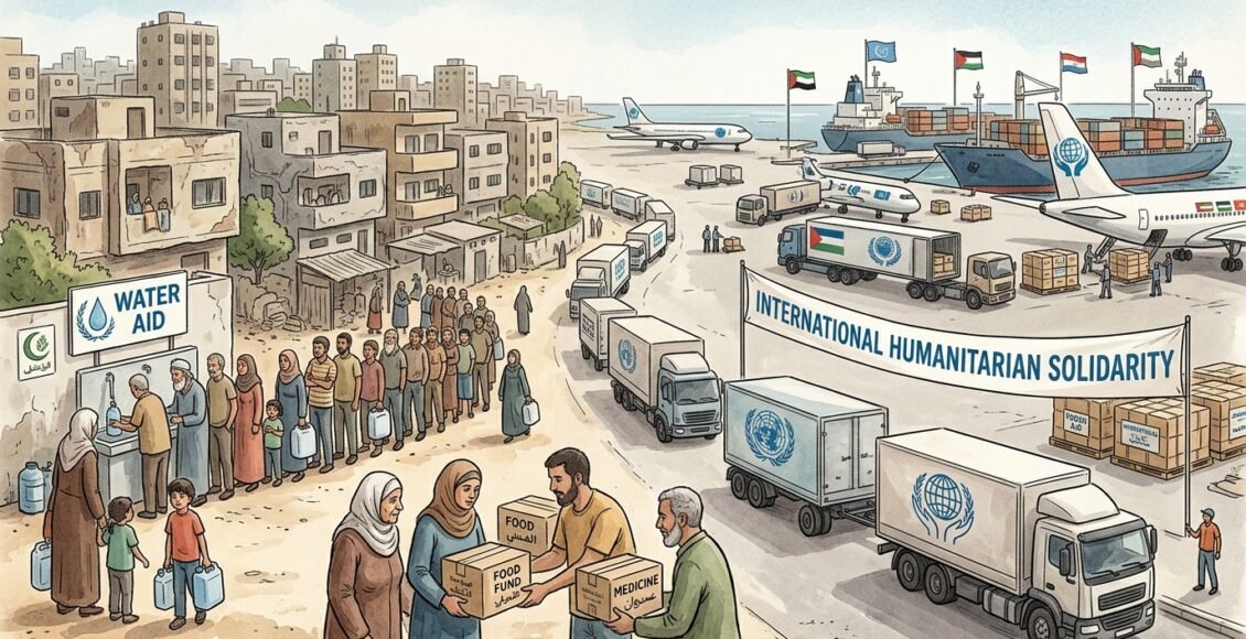 فلسطینی علاقے غزہ کا انسانی بحران اور عالمی برادری کی ذمہ داری
