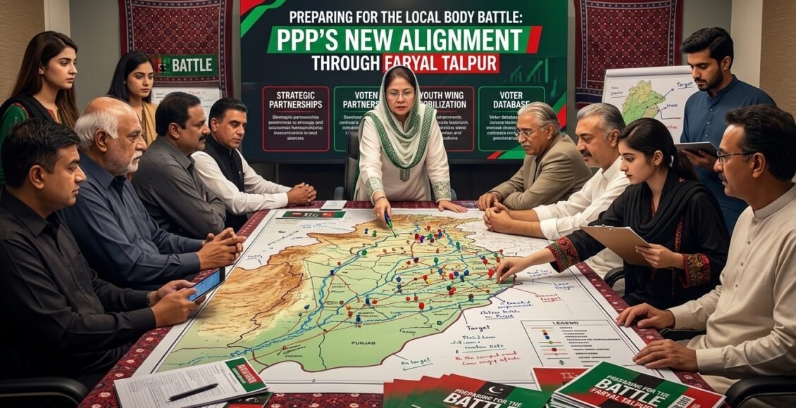 بلدیاتی معرکے کی تیاری: فریال تالپور کے ذریعے پنجاب میں پیپلزپارٹی کی نئی صف بندی