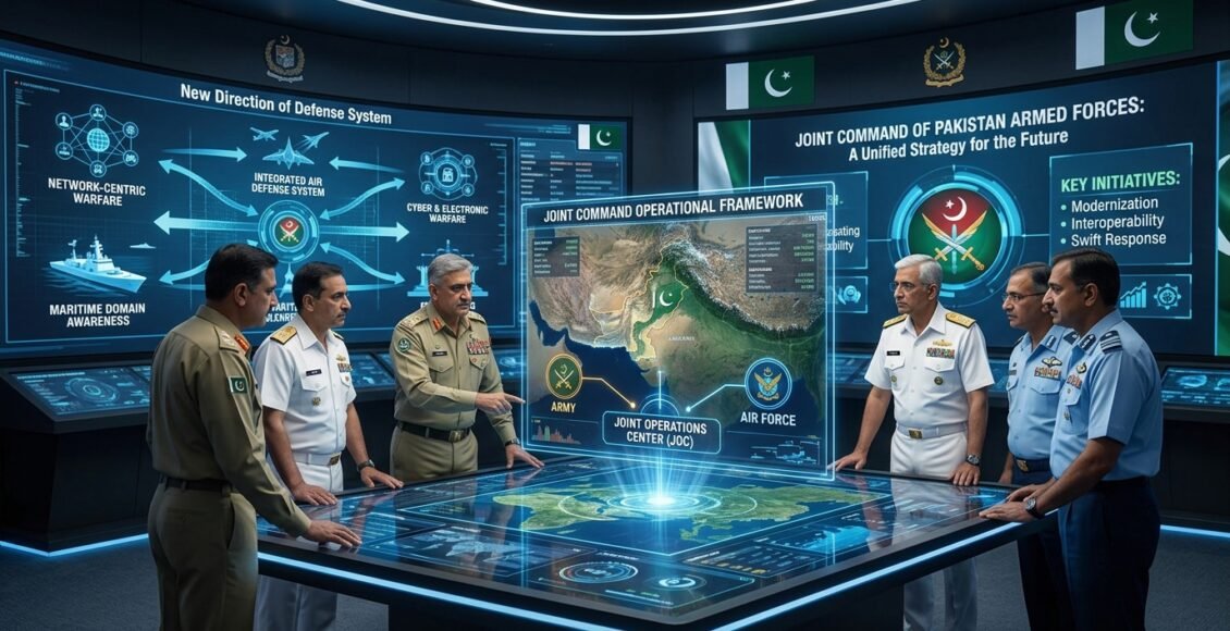 افواجِ پاکستان کی مشترکہ کمان، دفاعی نظام کی نئی سمت