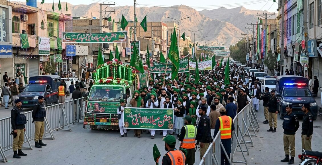 کوئٹہ، بلوچستان بھر میں آج 12 ربیع الول کا جشن عقیدت و احترام سے منایا جائے گا، سیکیورٹی پلان نافذ