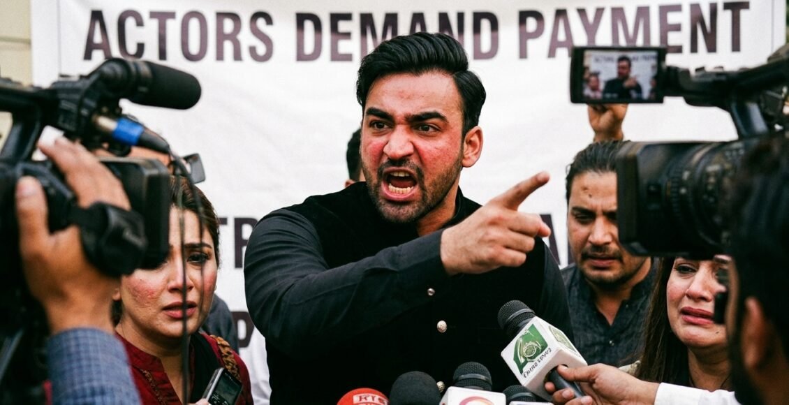 اداکار آغا مصطفی معاوضہ نہ ملنے پر پھٹ پڑے