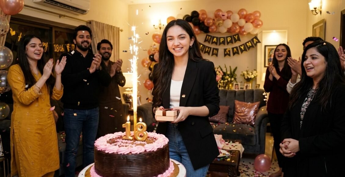 کم عمر اداکارہ عینا آصف 18 برس کی ہو گئیں
