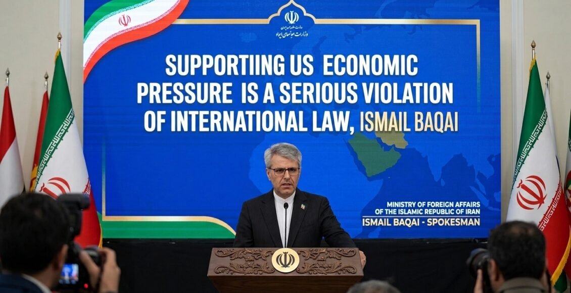 ، امریکی معاشی دباؤ کی حمایت کرنا عالمی قانون کی سنگین خلاف ہے،اسماعیل بقائی