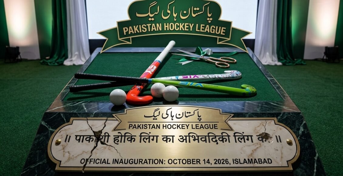 پاکستان ہاکی لیگ کا باضابطہ افتتاح 14 اکتوبر 2026 کو اسلام باد میں ہوگا