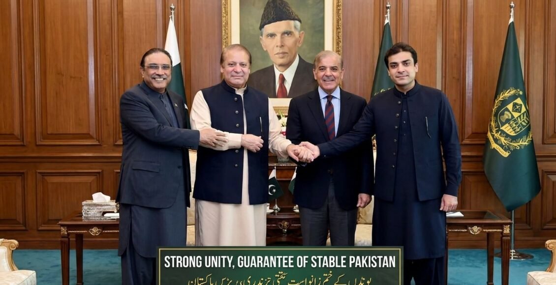 آصف زرداری، نواز شریف، شہباز شریف اور حمزہ شہباز کی سیاسی بصیرت؛ مضبوط اتحاد، مستحکم پاکستان کی ضمانت