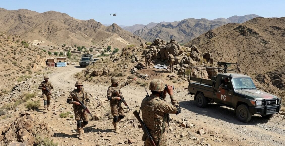 بلوچستان اور کے پی میں سیکیورٹی فورسز کی کارروائیاں، 7 دہشتگرد ہلاک