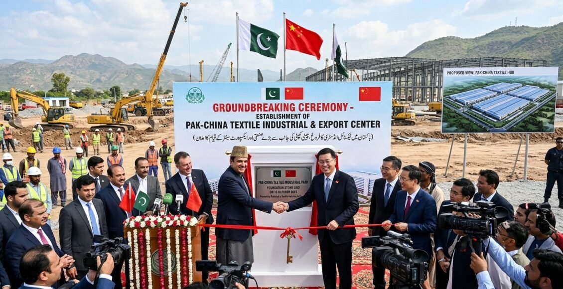 پاکستان میں ٹیکسٹائل صنعت کا فروغ، چینی کمپنی کا بڑے صنعتی و برآمدی مرکز کے قیام کا اعلان