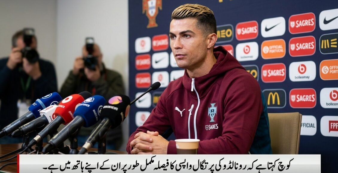رونالڈو کی پرتگال واپسی کا فیصلہ خود انہی کے ہاتھ میں ہے، کوچ