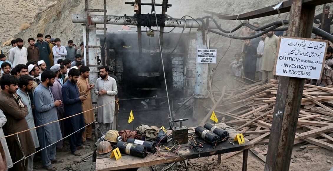 کوئٹہ، کوئلہ کان میں حادثہ مزدوروں کے بارودی مواد سے ہوا، تحقیقات میں انکشاف