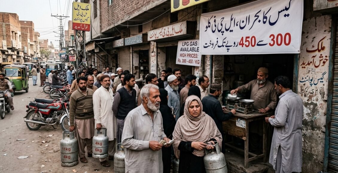 لاہور میں گیس بحران، ایل پی جی 300 سے 450روپے فی کلو میں فروخت ،شہری پریشان