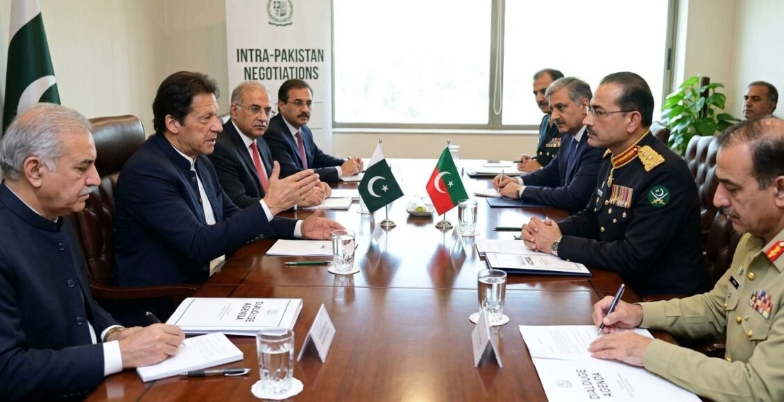 (پاکستان): پی ٹی آئی اور حکومت کے درمیان مذاکرات شروع